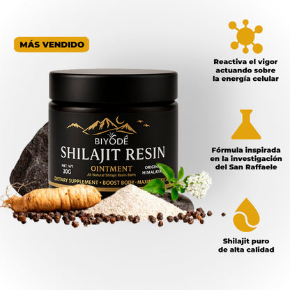 Vigore Attivo – Shilajit Puro Mejorado | Energía y Vigor