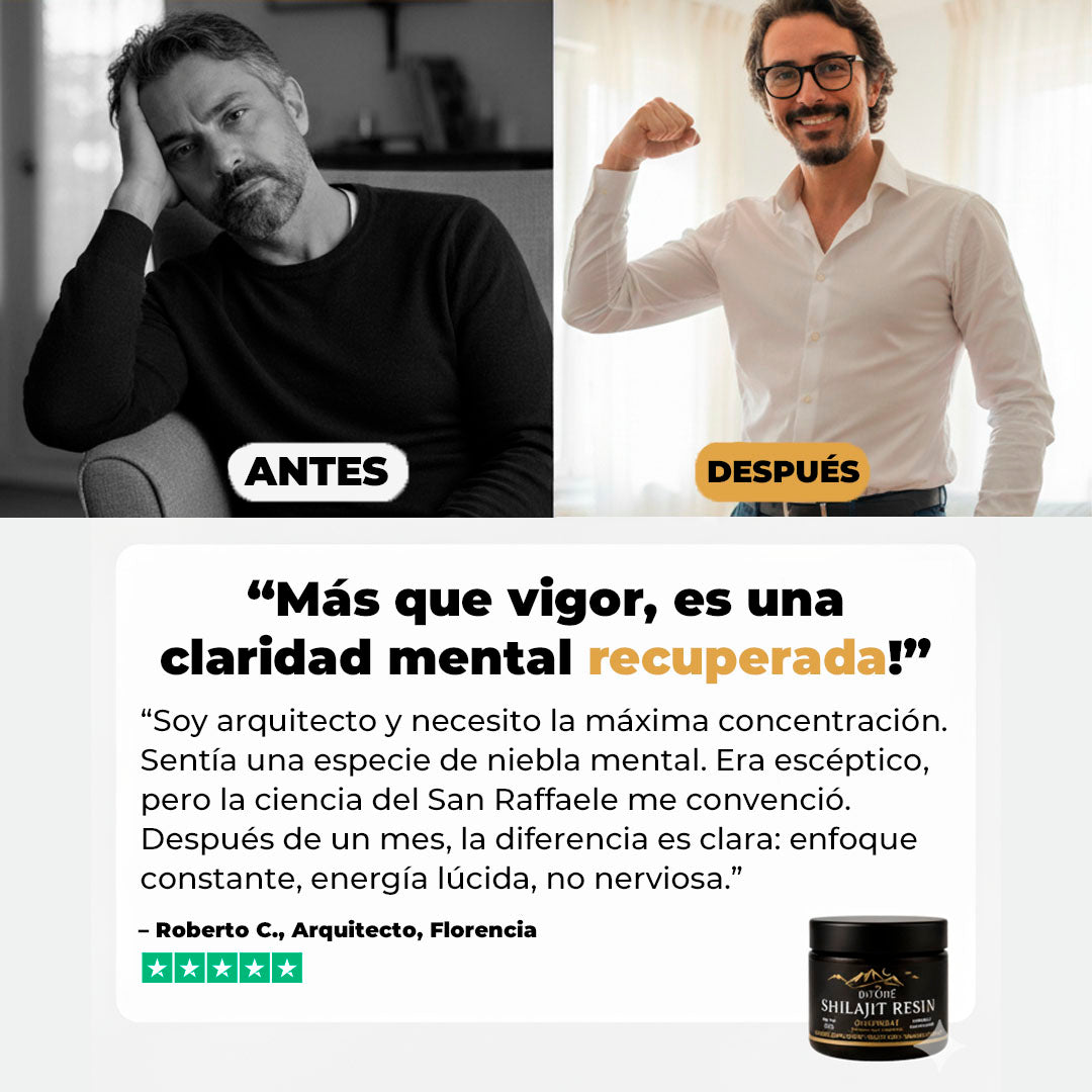 Vigore Attivo – Shilajit Puro Mejorado | Energía y Vigor